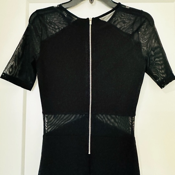 French connection black fitted dress size S US 6 - Picture 6 of 7